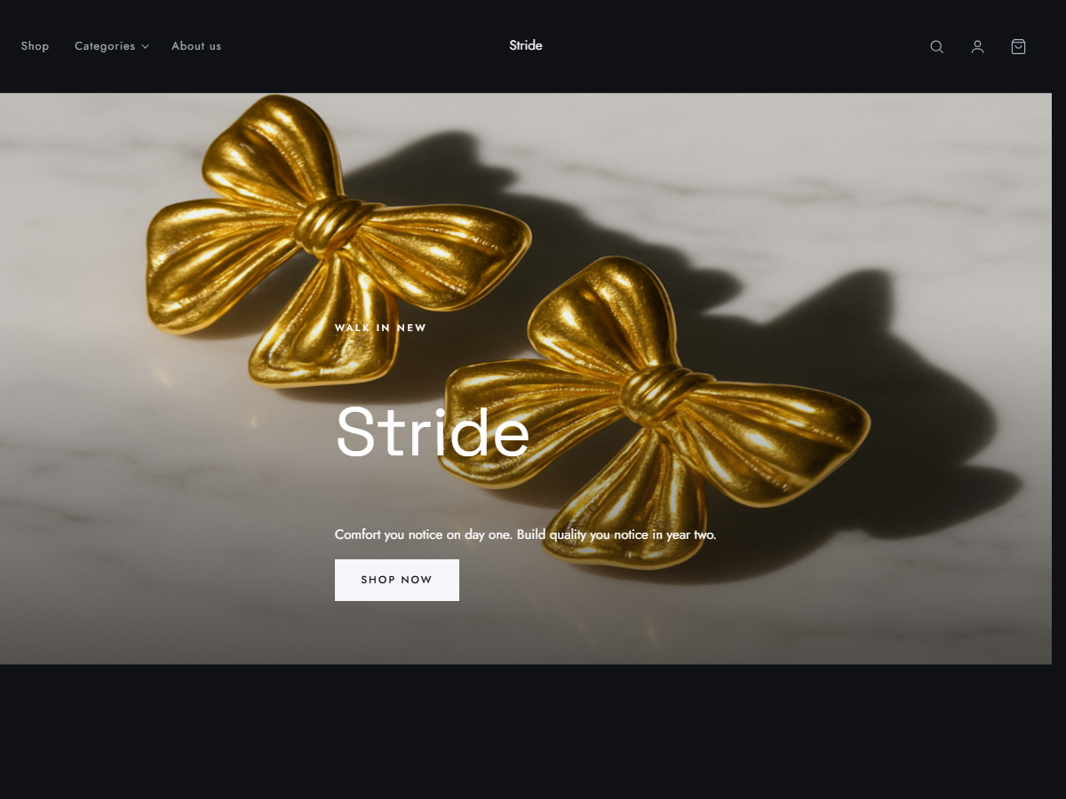 Bold theme